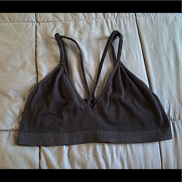 Black Strappy Bralette - Picture 1 of 3